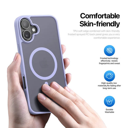 DUX DUCIS For iPhone 17 Case  Yind Series PC+TPU Phone Cover Compatible with MagSafe - Light Purple