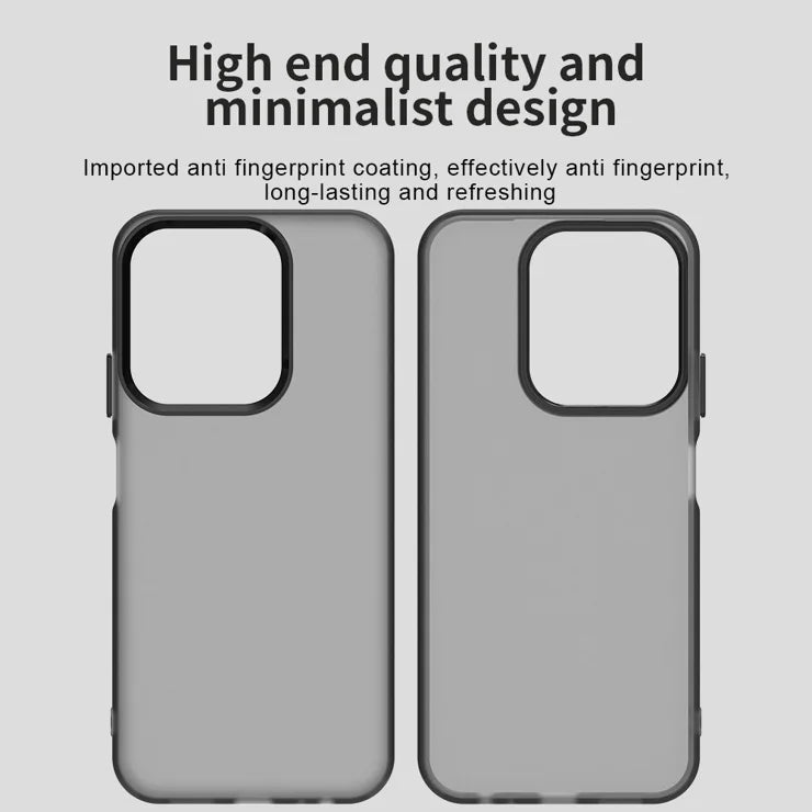 Xiaomi Redmi 15C 5G (EU) (173mm) / 15C 4G (EU) (173mm) PC + TPU + PET Matte Anti-Drop Phone Back Cover - Black