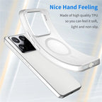 Xiaomi 15 Pro Magnetic Case TPU + PC Slim Matte Translucent Phone Cover - White
