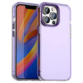 iPhone 13 Pro Case PC+TPU+PET Matte Anti-Drop Phone Back Cover - Purple