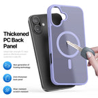 DUX DUCIS For iPhone 17 Case Yind Series PC+TPU Phone Cover Compatible with MagSafe - Light Purple
