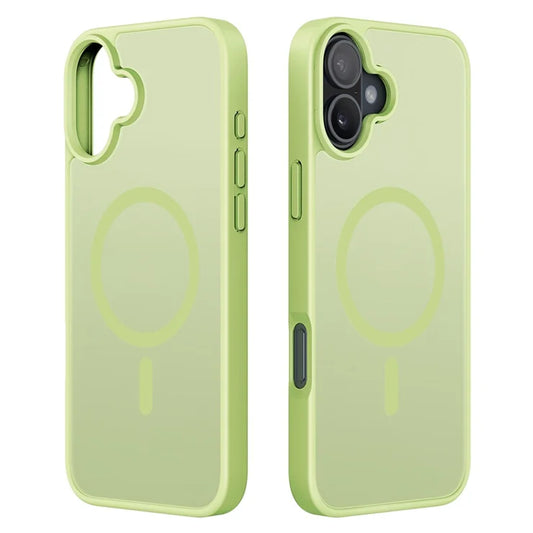 DUX DUCIS Yind Series iPhone 16 mattakansi yhteensopiva MagSafen kanssa PC+TPU-puhelinkuori - Vihreä