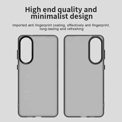 Samsung Galaxy S25 Edge Case PC + TPU + PET Matte Anti-Drop Phone Back Cover - Black