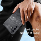 DUX DUCIS For Samsung Galaxy A37 5G Case Aimo Series TPU+PC Matte Drop-proof Phone Cover (REACH Certification) - Black
