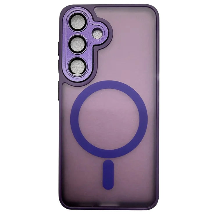 Samsung Galaxy S26 Ultra -yhteensopiva MagSafe-kuori, ihonmyötäinen PC- ja TPU-puhelinkuori - violetti