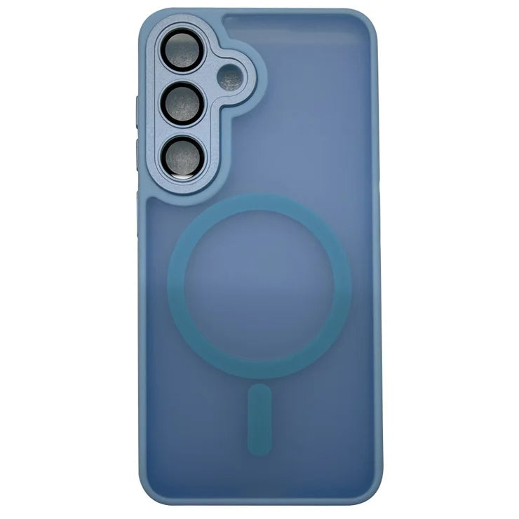 Samsung Galaxy S26+ Case Compatible with MagSafe Skin-Touch PC + TPU Phone Cover - Baby Blue
