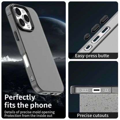 iPhone 16 Pro Max cover PC+TPU+PET mat anti-drop bagsidecover - sort