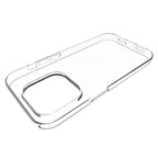 Watermark-Free TPU Phone Case for iPhone 15 Pro Drop Resistant Glossy Cell Phone Cover Shell