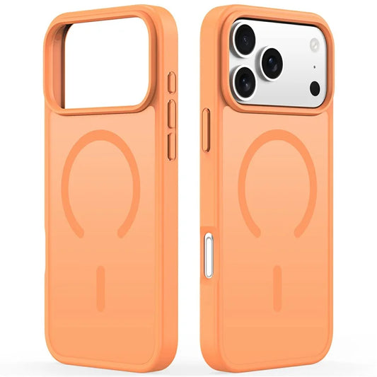 DUX DUCIS Yind-sarjan iPhone 17 Pro -kuori TPU + PC Matta puhelinkuori, yhteensopiva MagSafen kanssa - Oranssi