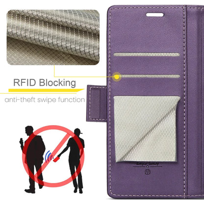 CASEME For Samsung Galaxy S26 Ultra Case  023 Series RFID Blocking Glossy Stand Phone Cover - Purple