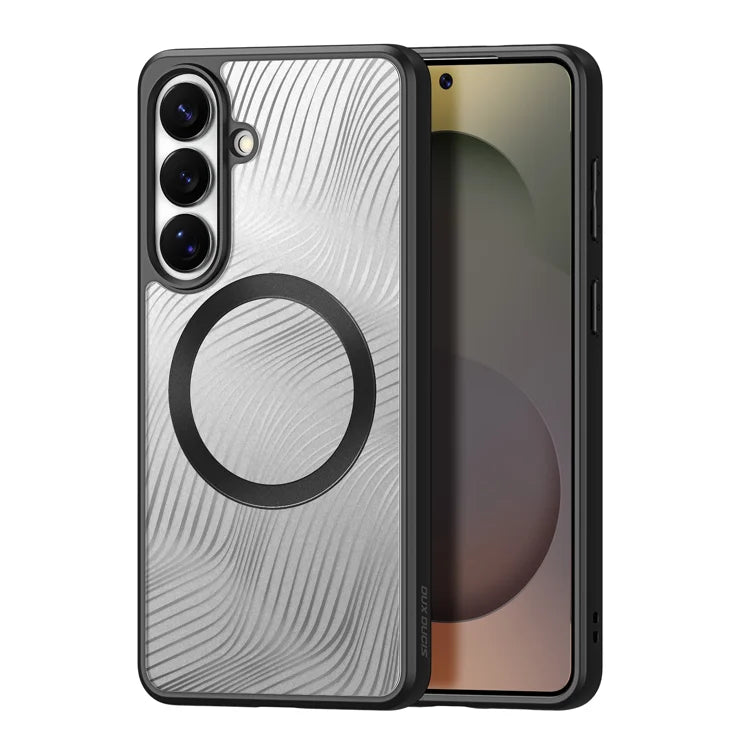 DUX DUCIS For Samsung Galaxy S26+ Magnetic Case Aimo Series PC+TPU Slim Cover (REACH Certification) - Black