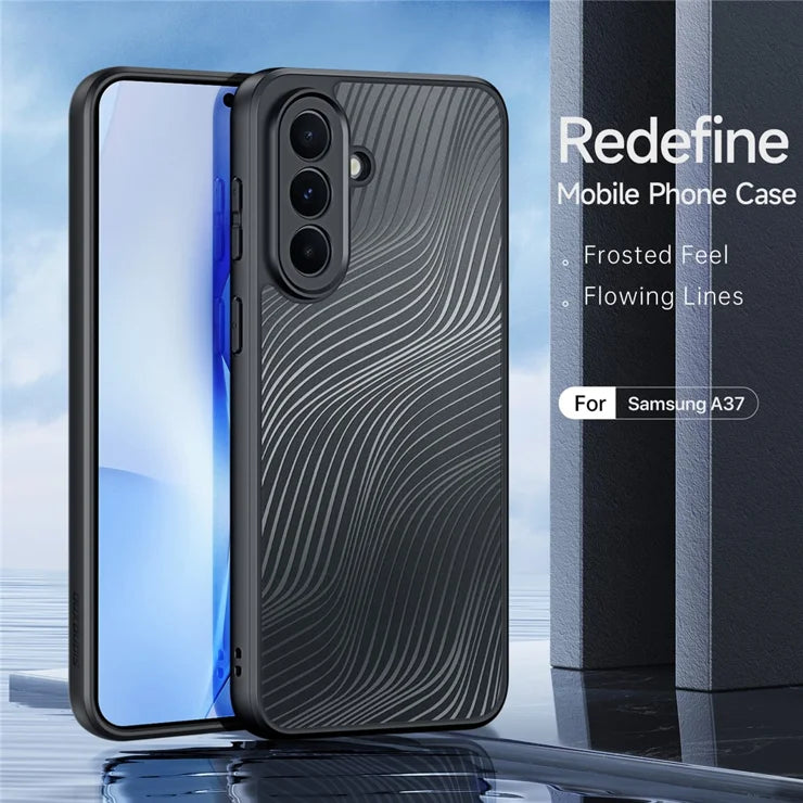 DUX DUCIS For Samsung Galaxy A37 5G Case  Aimo Series TPU+PC Matte Drop-proof Phone Cover (REACH Certification) - Black