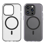 Magnetic Case for iPhone 14 Pro Max Compatible with MagSafe Translucent Matte Back Cover - Black