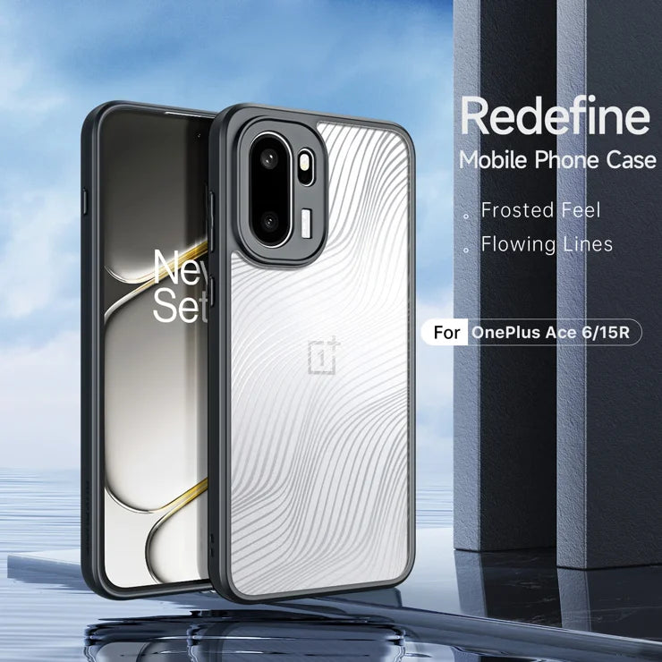 DUX DUCIS For OnePlus Ace 6 5G / OnePlus Ace 6T 5G / OnePlus 15R 5G Case  Aimo Series TPU+PC Matte Drop-proof Phone Cover (REACH Certification) - Black