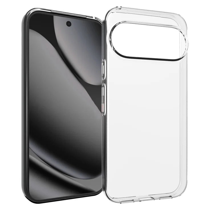 Til Google Pixel 11 Pro XL cover, vandmærkebestandigt TPU-telefonbagcover - Gennemsigtig