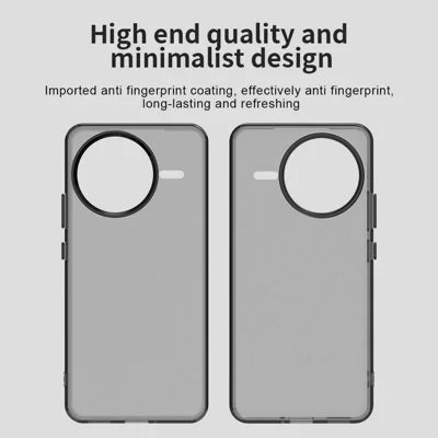 Xiaomi Poco F7 Pro 5G / Redmi K80 5G Case PC+TPU+PET Matte Anti-Drop Phone Back Cover - Black