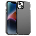 iPhone 15 Plus / 14 Plus Case PC+TPU+PET Matte Anti-Drop Phone Back Cover - Black
