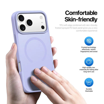 DUX DUCIS Yind Series For iPhone 17 Pro Max Case TPU + PC Matte Phone Cover Compatible with MagSafe - Light Purple