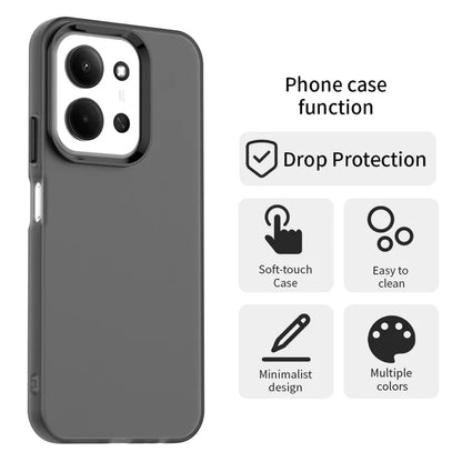 Xiaomi Redmi 15C 5G (EU) (173mm)  /  15C 4G (EU) (173mm) PC + TPU + PET Matte Anti-Drop Phone Back Cover - Black