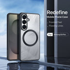 DUX DUCIS For Samsung Galaxy S26+ Magnetic Case Aimo Series PC+TPU Slim Cover (REACH Certification) - Black