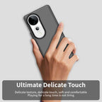 vivo S19 Pro 5G / V40 5G / V40 Pro 5G Case PC+TPU+PET Matte Anti-Drop Phone Back Cover - Black