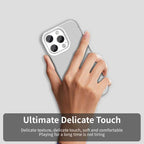 iPhone 16 Pro Max Case PC+TPU+PET Matte Anti-Drop Phone Back Cover - White
