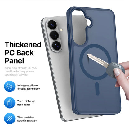 DUX DUCIS For Samsung Galaxy S26+ Magnetic Case  Yind Series PC+TPU Phone Cover - Dark Blue