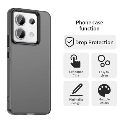 Xiaomi Redmi Note 13 Pro 5G / Poco X6 5G Phone Back Cover - Black