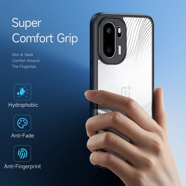 DUX DUCIS For OnePlus Ace 6 5G / OnePlus Ace 6T 5G / OnePlus 15R 5G Case Aimo Series TPU+PC Matte Drop-proof Phone Cover (REACH Certification) - Black