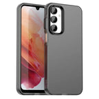 Samsung Galaxy A16 5G / A16 4G Case PC+TPU+PET Matte Anti-Drop Phone Back Cover - Black