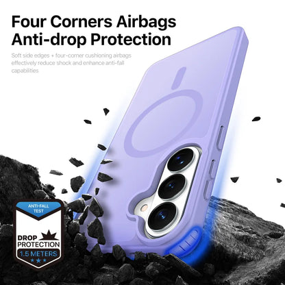 DUX DUCIS For Samsung Galaxy S26 Magnetic Case  Yind Series PC+TPU Phone Cover - Light Purple