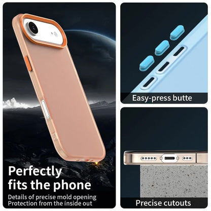 iPhone Air Case PC + TPU + PET Matte Anti-Drop Phone Back Cover - Orange