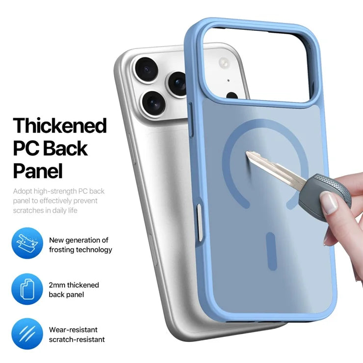 DUX DUCIS Yind Series iPhone 17 Pro -puhelinkuori TPU + PC Matta MagSafe-yhteensopiva - Baby Blue