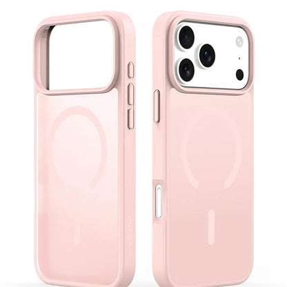 DUX DUCIS Yind Series For iPhone 17 Pro Max Case TPU + PC Matte Phone Cover Compatible with MagSafe - Light Pink