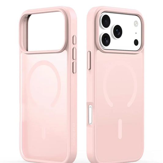 DUX DUCIS Yind Series iPhone 17 Pro Max -puhelinkuori TPU + PC mattapintaisella MagSafe-yhteensopivalla takakannella - vaaleanpunainen