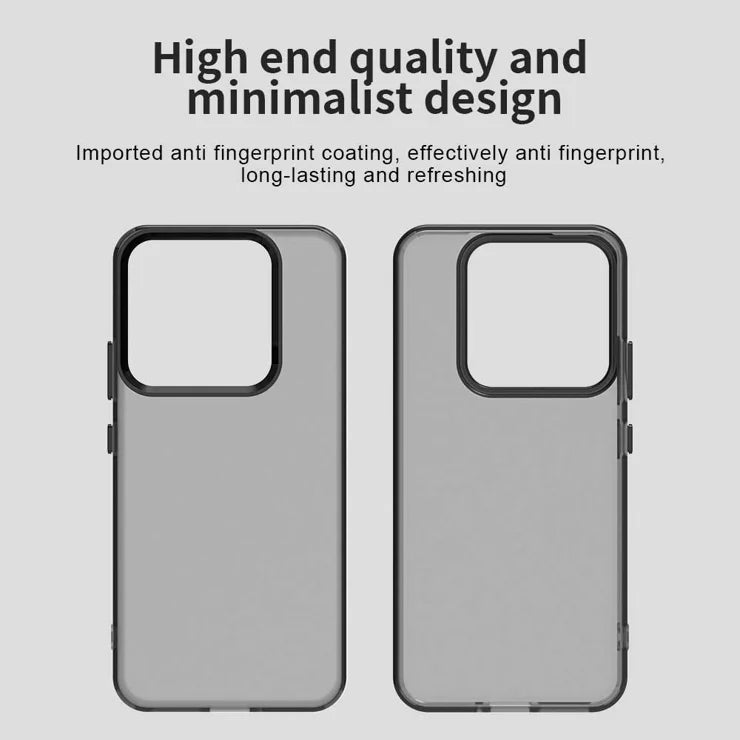 Xiaomi 14 Pro Case PC+TPU+PET Matte Anti-Drop Phone Back Cover - Black