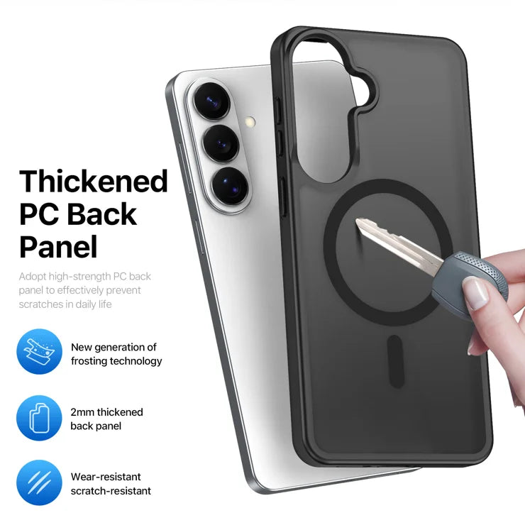 DUX DUCIS For Samsung Galaxy S26 Magnetic Case  Yind Series PC+TPU Phone Cover - Black