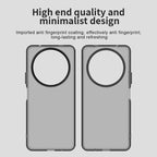 Xiaomi Redmi A3 4G / A3x 4G / Poco C61 4G Case PC+TPU+PET Matte Anti-Drop Phone Back Cover - Black