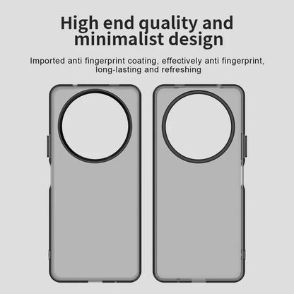 Xiaomi Redmi A3 4G / A3x 4G / Poco C61 4G Case PC+TPU+PET Matte Anti-Drop Phone Back Cover - Black
