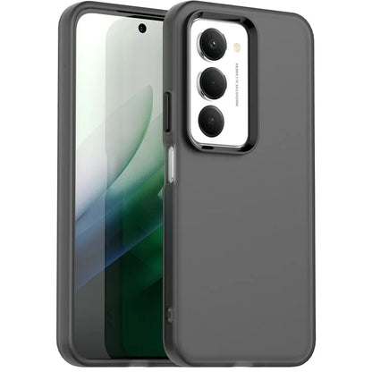Xiaomi Redmi 15 5G (Global) (169mm) Case PC + TPU + PET Matte Anti-Drop Phone Back Cover - Black