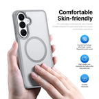 DUX DUCIS For Samsung Galaxy S26+ Magnetic Case Yind Series PC+TPU Phone Cover - Grey