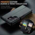 CASEME For Samsung Galaxy S26 Ultra Case 023 Series RFID Blocking Glossy Stand Phone Cover - Black