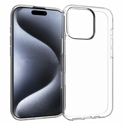 iPhone 16 Pro Case Watermark-Free Anti-Scratch Clear TPU Phone Cover