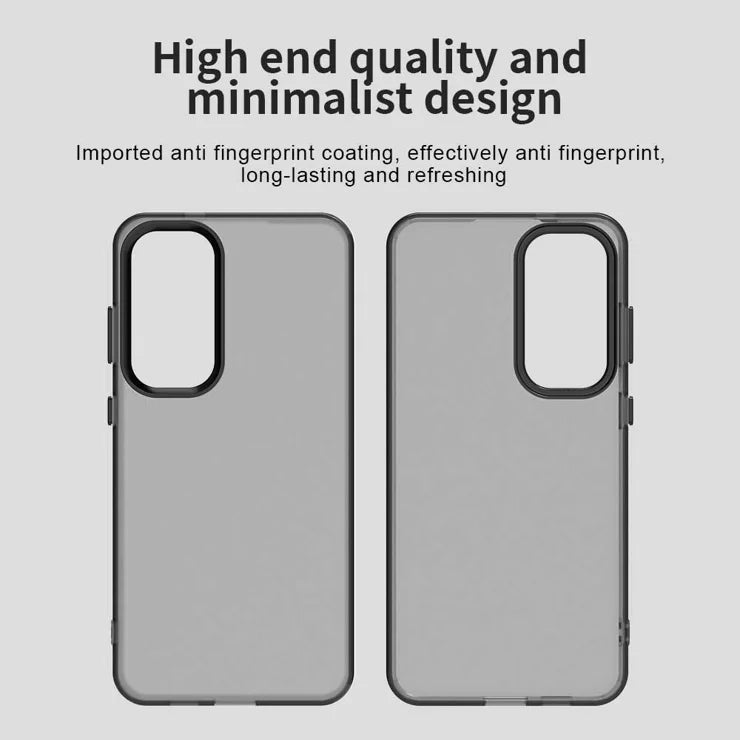 Samsung Galaxy S25 FE Case PC + TPU + PET mattapintainen pudotussuojattu takakuori - musta