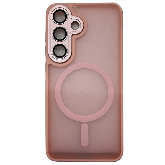 Samsung Galaxy S26+ Case Compatible with MagSafe Skin-Touch PC + TPU Phone Cover - Pink