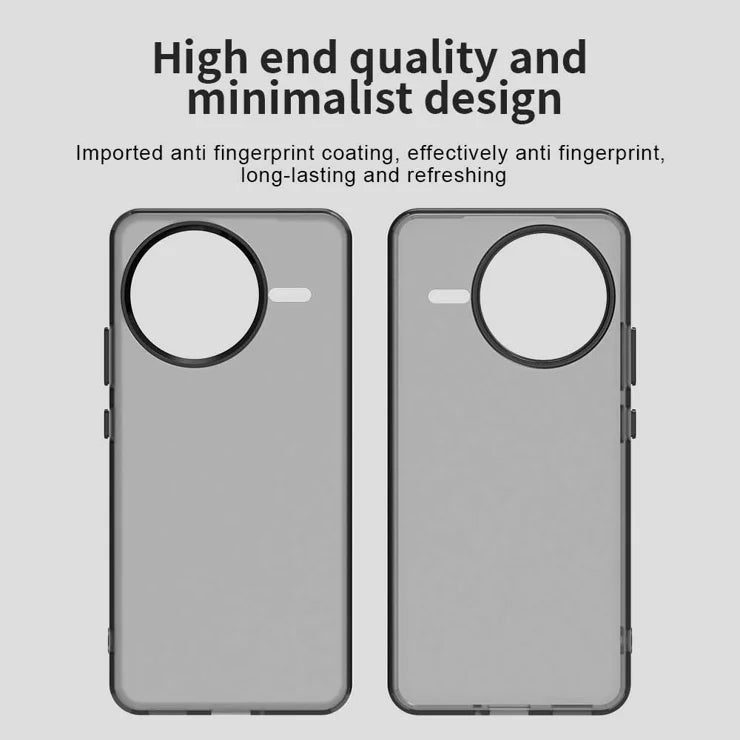 Xiaomi Poco F7 Ultra 5G / Redmi K80 Pro 5G Etui PC+TPU+PET Mat Anti-dråbe Telefon Bagcover - Sort