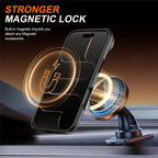 iPhone Air Magnetic Case Ring Kickstand Slide Camera Cover TPU PC Hybrid Phone Shell - Grey