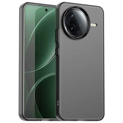 Xiaomi Poco F7 Pro 5G / Redmi K80 5G Case PC+TPU+PET Matte Anti-Drop Phone Back Cover - Black