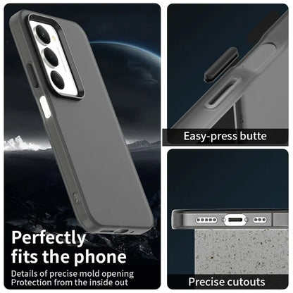 Xiaomi Redmi 15 5G (Global) (169mm) Case PC + TPU + PET Matte Anti-Drop Phone Back Cover - Black